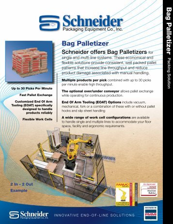 Bag Palletizing - Schneider Packaging Equipment Co., Inc.