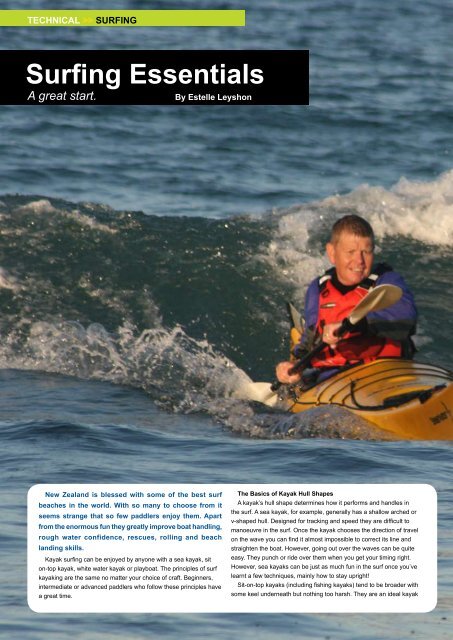 Surfing Essentials - New Zealand Kayak Magazine