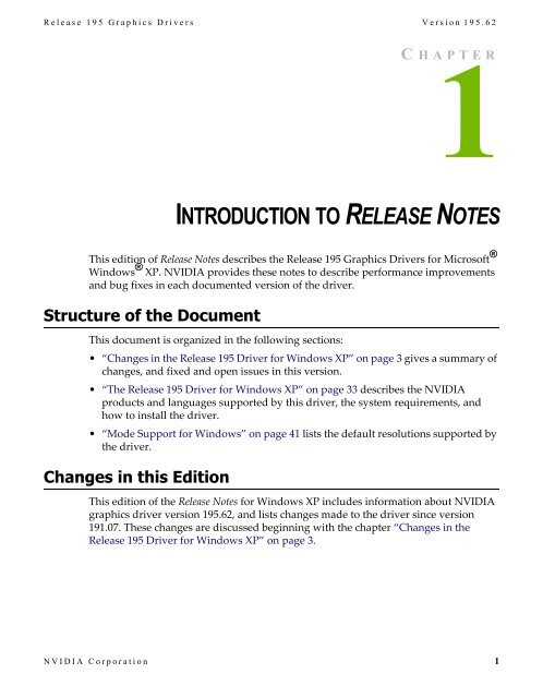 Windows XP Release Notes - Nvidia's Download site!!