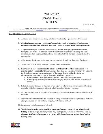 2011-2012 USASF Dance RULES-1