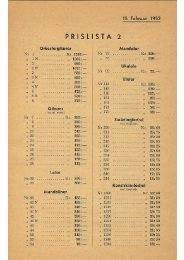 1952 Levin price list - Vintage Guitars