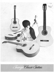 1960s Fender Tarrega catalog - Vintage Guitars