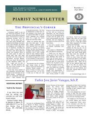 Newsletter 01A-English - The Piarist Fathers