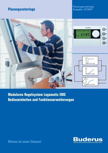 Modulares Regelsystem Logamatic EMS Bedieneinheiten ... - Buderus