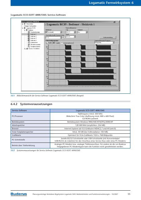 Modulares Regelsystem Logamatic EMS Bedieneinheiten ... - Buderus