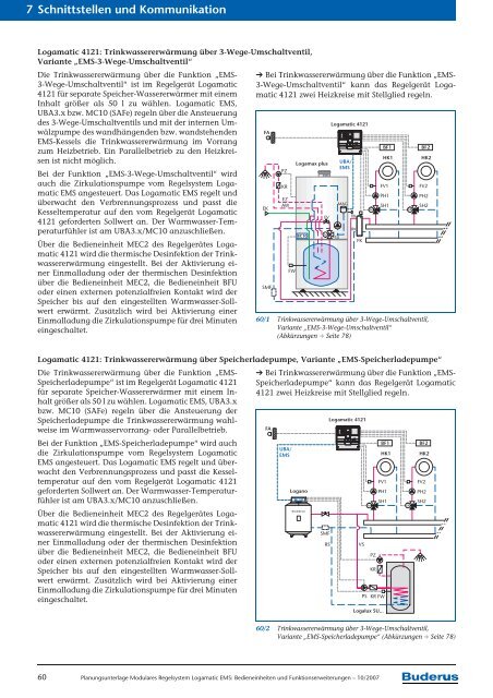 Modulares Regelsystem Logamatic EMS Bedieneinheiten ... - Buderus
