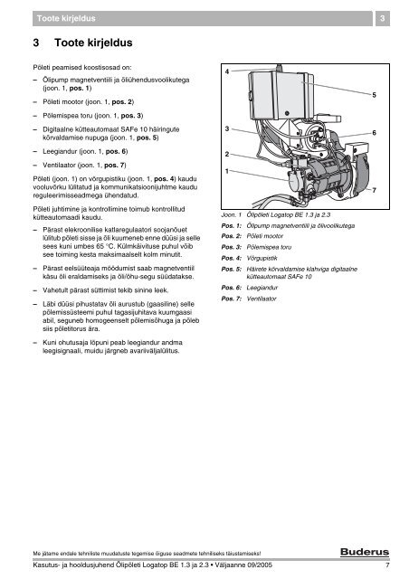 Kasutus- ja hooldusjuhend - Buderus