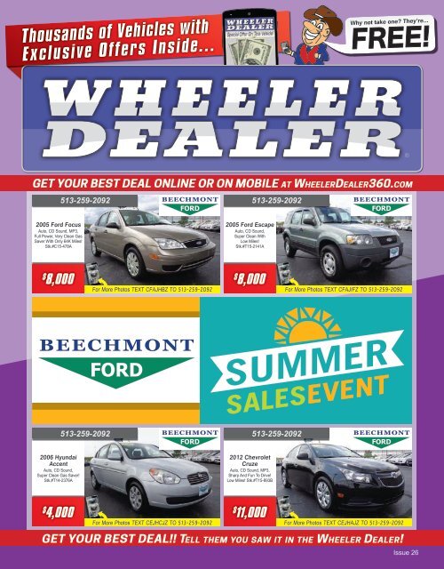 Wheeler Dealer 26-2015