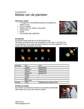 Mobiel van de planeten - li-do.nl