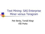 Text mining v systÃ©mech SAS - Sorry