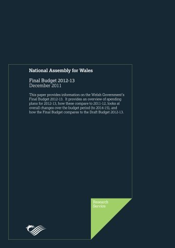 Summary - National Assembly for Wales