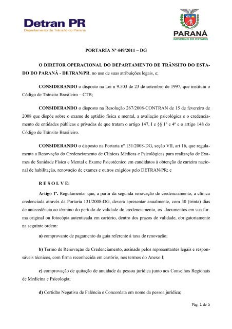 Laudo Detran, PDF, Medicina Clínica