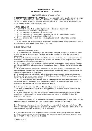 STADO DO PARANÃ SECRETARIA DE ESTADO DA ... - Detran