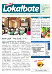 Ausgabe Ingelheim, VG-Heideheim, Gau-Algesheim, Ockenheim