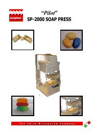 pdf pilot soap press sp-2000 - soaptec.biz