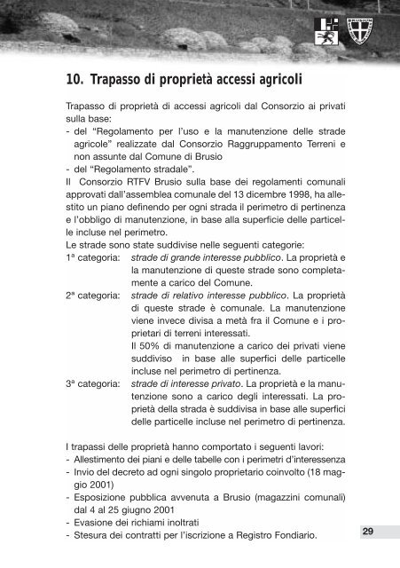 Consorzio Raggruppamento Terreni Fondovalle Brusio - il bernina