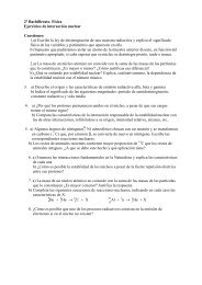 ejercicios de interacciÃ³n nuclear - IES Drago
