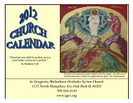 2012 Church Calendar Ver 3.5.pub - St. Gregorios Church