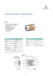 Miniature Metal Bellow Coupling AMKN 403