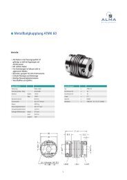 Metallbalgkupplung ATMK 60