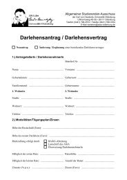 Darlehensantrag / Darlehensvertrag - AStA - UniversitÃ¤t Oldenburg