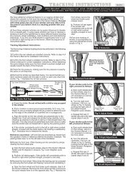 tracking instructions - BOB Trailers and Strollers