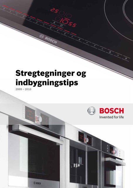 Stregtegninger og indbygningstips - Bosch