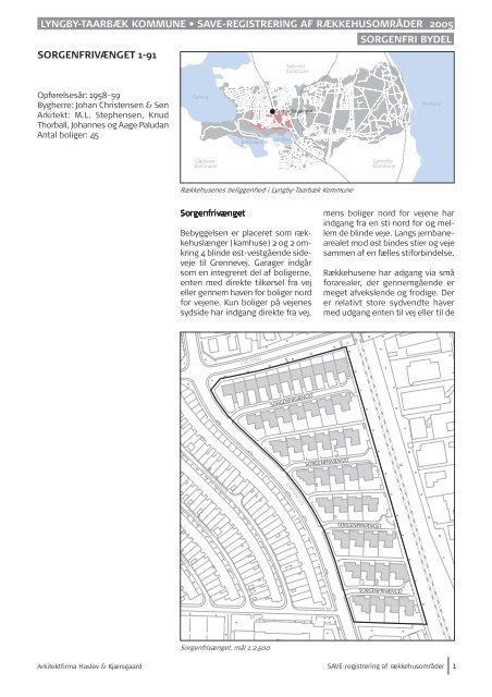 SorgenfrivÃ¦nget 1-91. - Lyngby TaarbÃ¦k Kommune