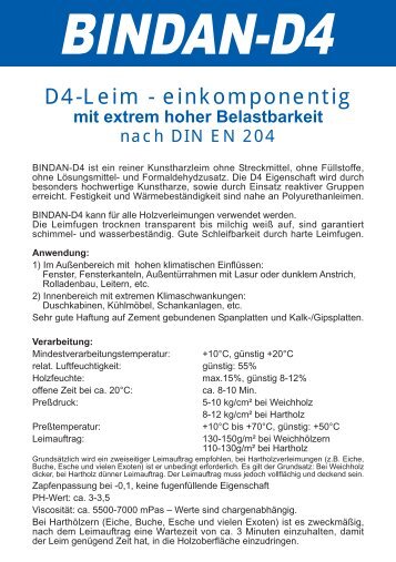 bindan-d4 pdf - Bindulin