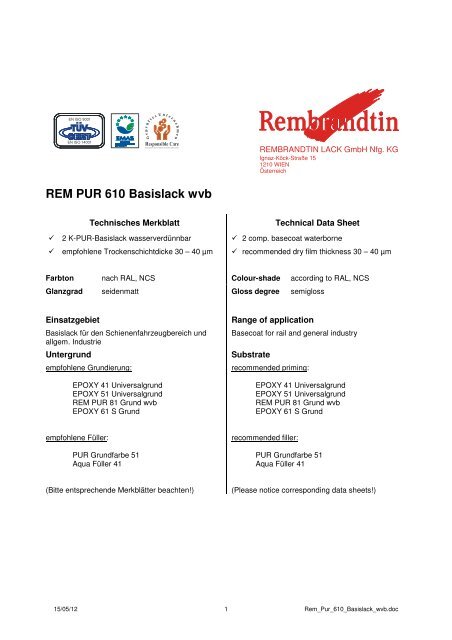 Rem_Pur_610_Basislack_wvb_01.pdf - M2-Handelsgesellschaft mbH