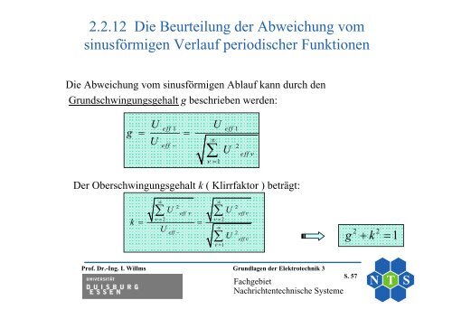 Grundlagen der Elektrotechnik 3 - Nachrichtentechnische Systeme ...