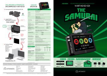 10-BIT HD/SD-SDI - Techne Security S.r.l.