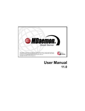 MDaemon Email Server 11.0 - User Manual