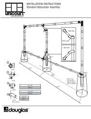 Rebounder -10x20 - Douglas Sports Nets and Equipment