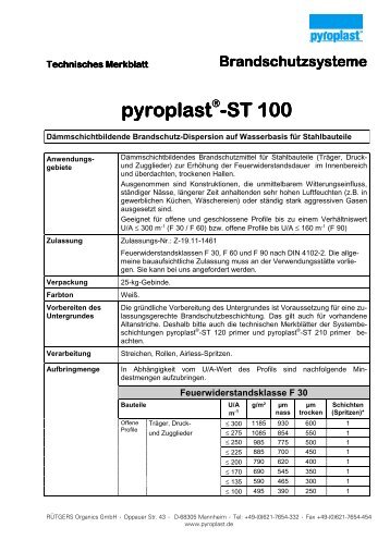 pyroplast -ST 100