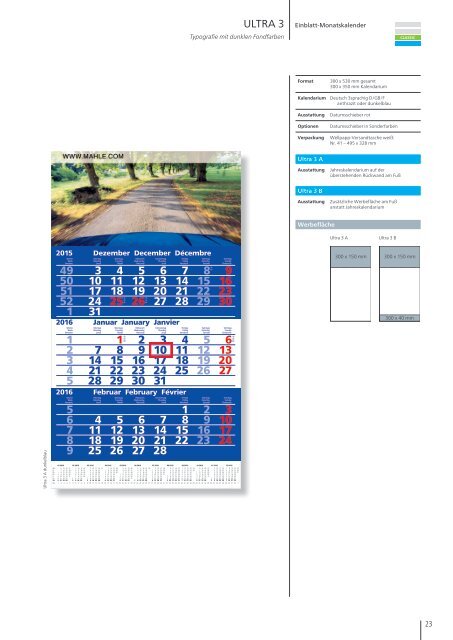 Mette Medienservice Werbekalender 2015