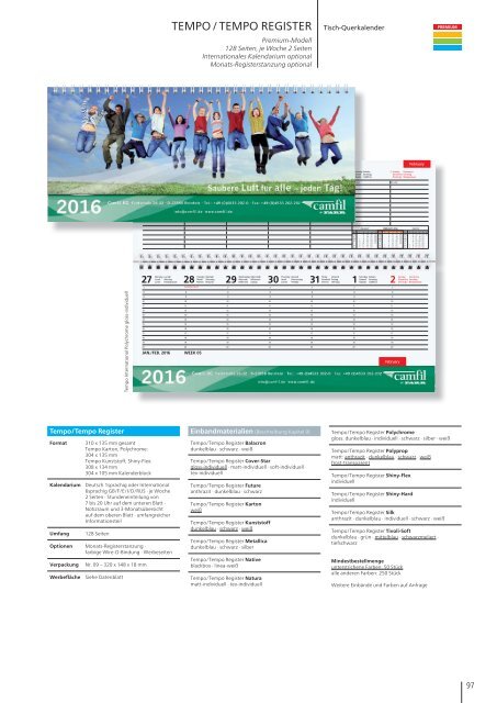 Mette Medienservice Werbekalender 2015