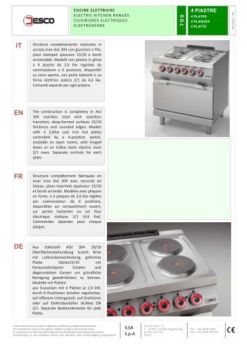 Scarica scheda tecnica (.PDF) - Desconet.it