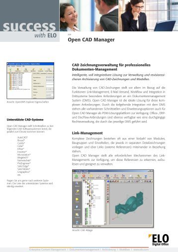 CAD Dokumente in ELO verwalten - Fluctus IT GmbH