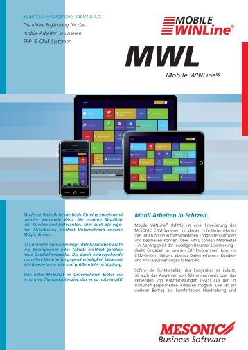 Mobile WINLine® - mehr-edv