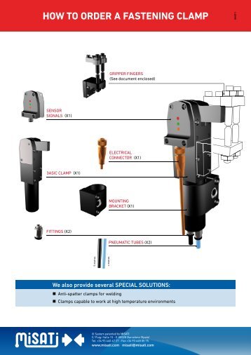 HOW TO ORDER A FASTENING CLAMP - Misati.com