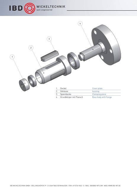 Pneumatische Expansionsspannwellen Pneumatic expanding shaft