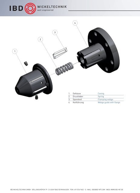 Pneumatische Expansionsspannwellen Pneumatic expanding shaft