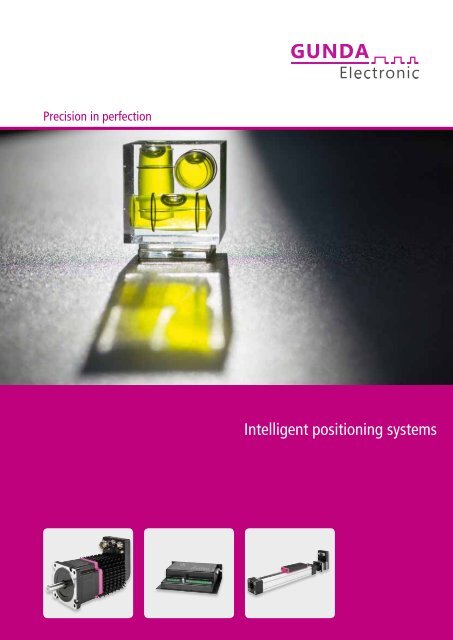 Intelligent positioning systems - GUNDA Electronic GmbH