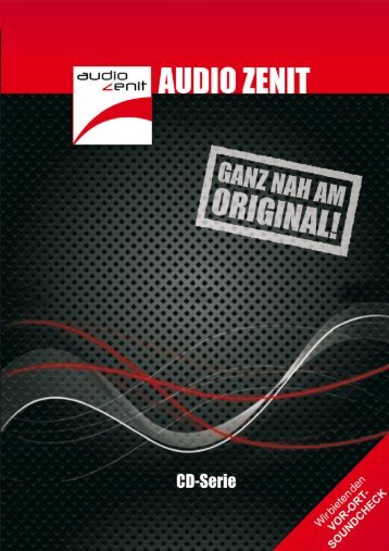 Audio Zenit Prospekt CD Serie