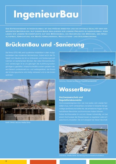 Sanierung WasserBau - OTTO HEIL GmbH & Co.KG