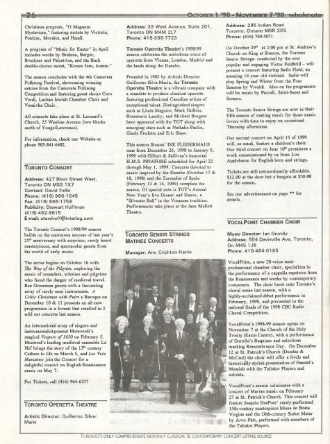 Volume 4 Issue 2 - October 1998