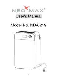 User's Manual Model No. ND-6219