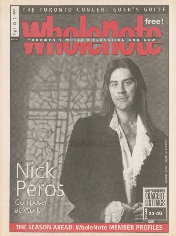 Volume 5 Issue 1 - September 1999