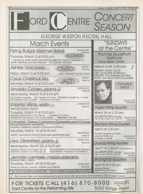 Volume 5 Issue 6 - March 2000